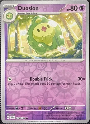 Duosion 071/162 SV05: Temporal Forces Reverse Holo - Pokémon Card - Image 1 of 2