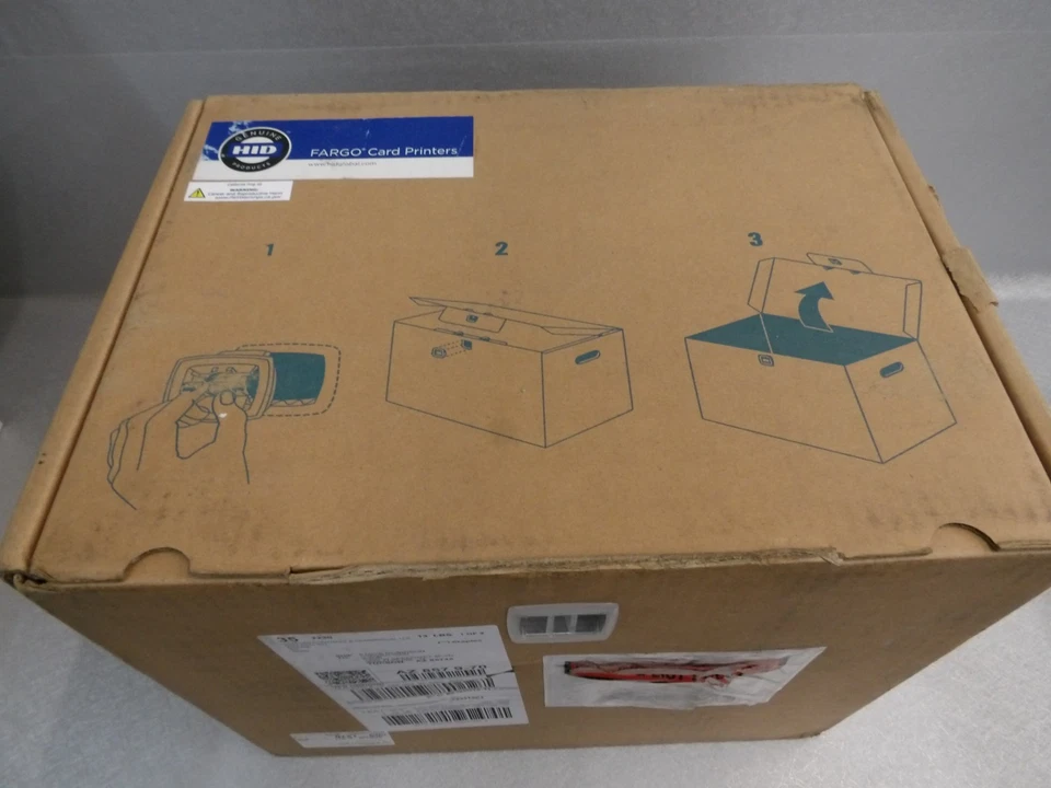 NEW FARGO HID PRINTER DUPLEX DTC1250E FOR ID CARD THERMAL PRINTING - Image 1 of 2