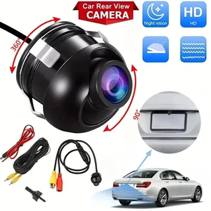 360° HD Rearview Camera with Night Vision for Pickup,Camper,Tractor,Van,Truck,RV - Picture 1 of 12