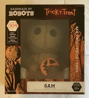 Difícil de encontrar!! Exclusivo HECHO A MANO POR ROBOTS Vinilo Tejido Serie 12" SAM #004~TRICK 'r TREAT Foto 1 de 3