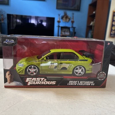 Jada Toys Rápido y Furioso Brian's Mitsubishi Lancer Evolution VII 1/24 Diecast Foto 1 de 4