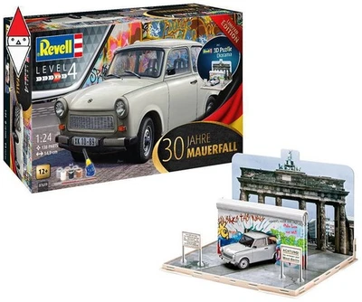 REVELL 1/24 30TH ANNIVERSARY FALLOF THE BERLIN WALL TRABANT 601S - Immagine 1 di 4