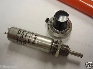 POTENTIOMETER & DIAL ASSY. VERNITRON  2500 OHMS 10 TURN 0.5% LIN. PANEL MOUNT - Picture 1 of 8