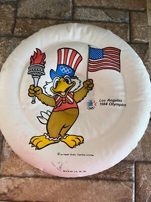 LOS ANGELES OLYMPICS 1984 SEAT CUSHION 14" VINTAGE RARE!! Free Shipping - Image 1 of 3