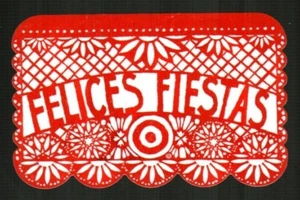 TARGET Felices Fiestas ( 2009 ) Die-Cut Gift Card ( $0 ) - Picture 1 of 1