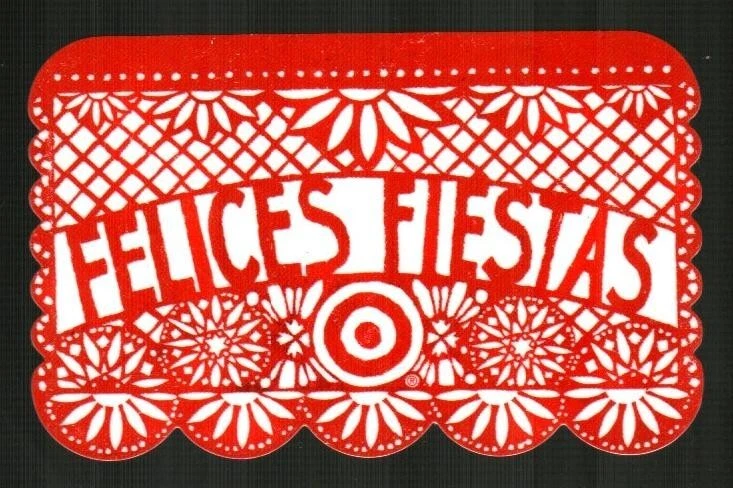TARGET Felices Fiestas ( 2009 ) Die-Cut Gift Card ( $0 ) - Image 1 of 1