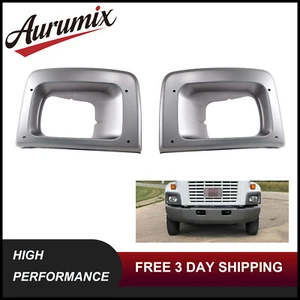 LH & RH Headlight Bezel Trim 15173202 15173201 For 2003-2009 C6500 C7500 C8500 - Picture 1 of 7