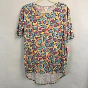 Túnica LuLaRoe Irma estampado geográfico colorido talla xxs - Imagen 1 de 4