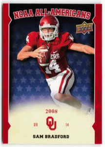 Sam Bradford Upper Deck 2011 Universidad de Oklahoma All-Americans - Imagen 1 de 2