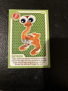 Sainsburys LEGO Living erstaunliche Einzelkarte 2020 Nummer 084 Strauß - Bild 1 von 2