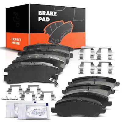 Front and Rear Ceramic Brake Pads for Chrysler Sebring Dodge Stratus Mitsubishi - Image 1 of 4