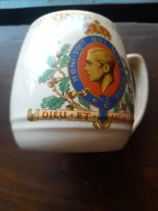 King Edward VIII Coronation Mug May 1937 vintage Royal made England - Picture 1 of 15