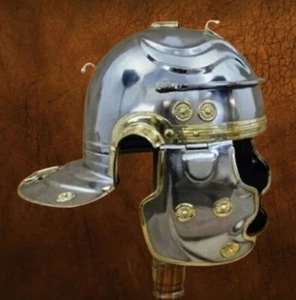 Roman Centurion Helmet Military Soldier Armor Romer Helm Römischer Legion Elmo - Picture 1 of 4