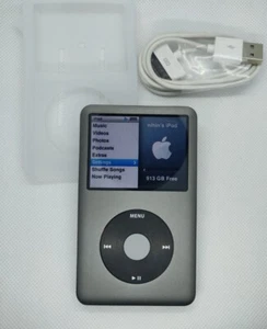 Apple iPod Classic - 7th/6th gen, grey (3000mah battery, full refurb) - Picture 1 of 5