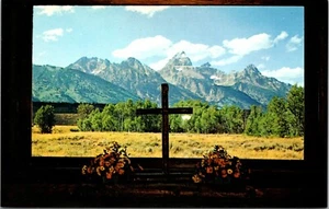 Chapel of the Transfiguration at Moose Jackson Hole Wyoming Postcard - Picture 1 of 2