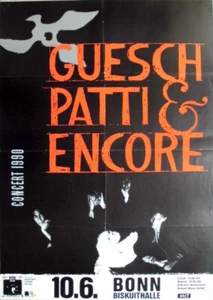 PATTI, GUESCH - 1990 - Plakat - In Concert - Nomades Tour - Poster - Bonn - Picture 1 of 1