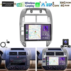 8Core 4+64GB Android Apple Carplay Autoradio GPS DAB+ Für VW Volkswagen Polo 9N - Bild 1 von 16