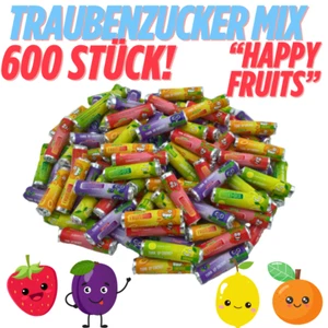 Traubenzucker 600 Stk Süßwaren Mix, einzeln verpackt, Dextrose Bonbons Süßigkeit - Bild 1 von 5