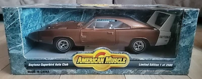 Dodge Charger 1969 Daytona Superbid Auto Club ERTL American Muscle 1/18 nuevo leer Foto 1 de 4