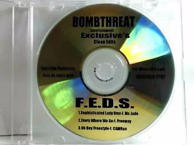 F.E.D.S.  Sampler CD Promo Rap Hip Hop BOMBTHREAT Entertainment MS JADE, CAM'RON - Bild 1 von 4