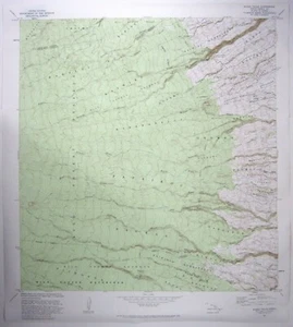 Akaka Falls Hawaii USGS Topographical Map 24" X 27" Akaka Falls Quadrangle 1981 - Picture 1 of 7