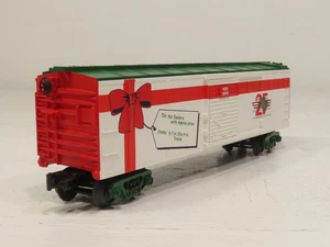 MTH 20-80006F Christmas DAP 2005 Boxcar LN - Picture 1 of 8