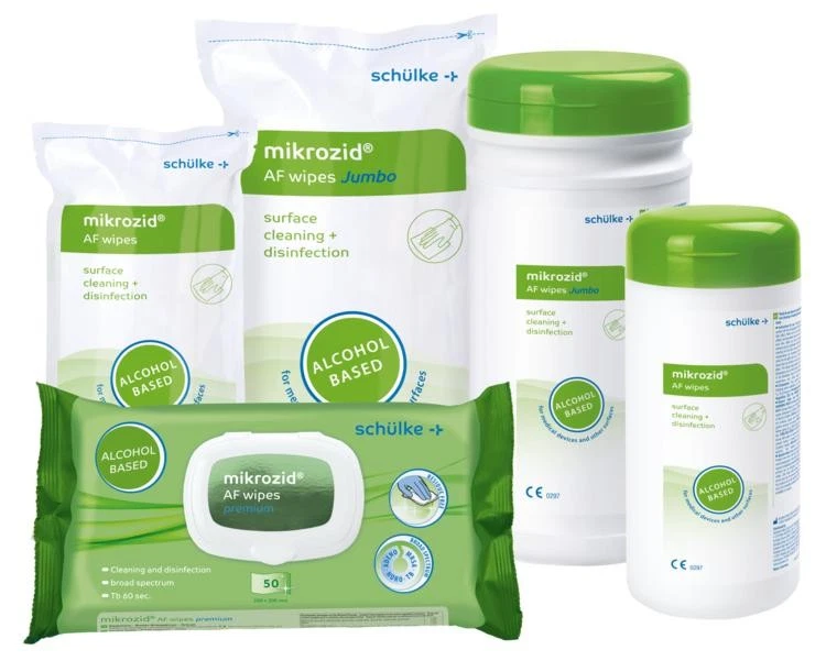 SCHÜLKE & MAYR GMBH Schülke MIKROZID AF Flächen - Desinfektionstücher Jumbo Dose 220 Stück