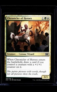 2022 MTG Magic The Gathering 2X2 Double Masters #193 Chronicler of Heroes - Picture 1 of 2