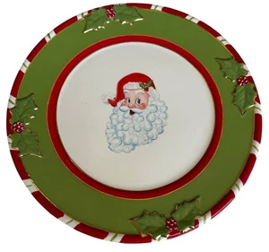 2011 Christopher Radko Santa Claus Home For The Holidays Weihnachtsdeko Teller - Bild 1 von 7