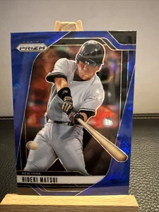2025 Panini Prizm Baseball BLU Cracked ICE Hideki Matsui - Foto 1 di 2