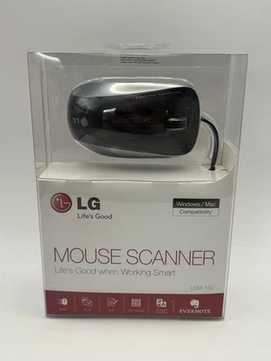 LG Laser Mouse with Built in Scanner LSM-150 Black - Brand New Sealed - Image 1 of 4