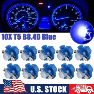 10x T5 B8.4D azul LED medidor de tablero grupo panel de instrumentos bombillas - Imagen 1 de 11