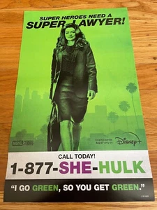 She-Hulk Attorney At Law sdcc 2022 Marvel Studios Poster Tatiana Maslany - Bild 1 von 1