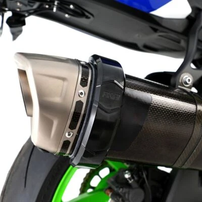 R&G Racing 黑色六角形 Akrapovic 风格排气保护罩 EP0008BK — 第 1/3 张图片