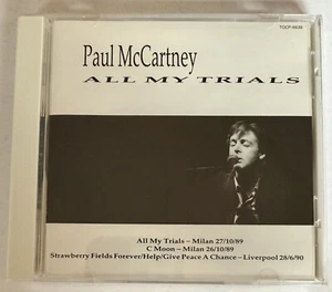 All My Trials CD Single Paul McCartney LIVE! JAPAN Press Beatles (1990) Mint! - Picture 1 of 3