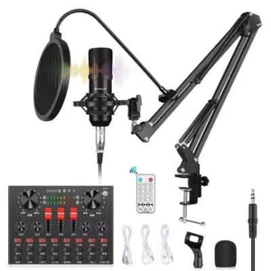 PULUZ Soundkarte Live Broadcast Bluetooth Sound Mixer Studio Mikrofon Kits mit - Bild 1 von 7