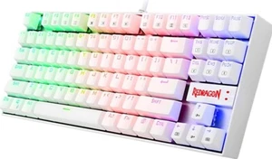 Redragon K552 W RGB Mechanical Gaming Keyboard 60% Compact 87 Key Kumara Wired - Picture 1 of 7