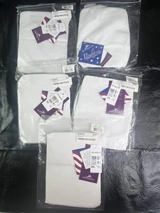 NEW 5 Dance Leotard White Matching Adult Size Small - Large M Gymnastic Ballet - Picture 1 of 9