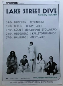 Lake Street Dive Germany Tour 2019 Konzert Cartel A1 Tour Cartel - Imagen 1 de 1