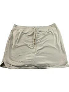 Karen Scott Workout Skort Womens Size XL Tan Pockets Stretch New - Picture 1 of 7