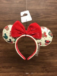 Loungefly Disney Mickey Gingerbread Cookies Ear Headband NWT - Picture 1 of 5