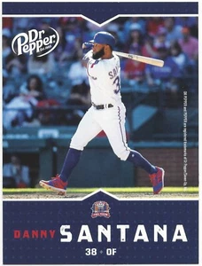 2019 Texas Rangers Dr. Pepper Danny Santana Postkarte SGA - Bild 1 von 1