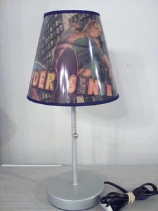 Marvel Spider Sense Spiderman kid's stick lamp pull switch table lamp - Picture 1 of 5