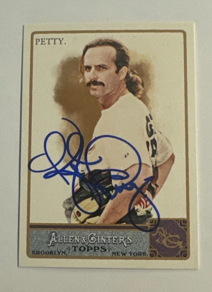 2011 Topps Allen & Ginter Kyle Petty Signed Card #135 NASCAR Auto - Image 1 of 1