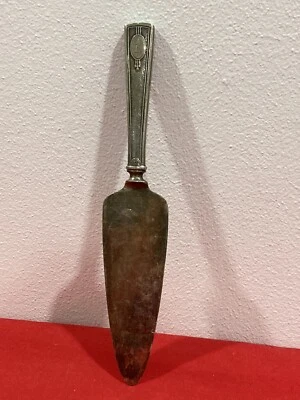 Vintage WALLACE 925 Cabo de Prata Esterlina Monograma “A” SERVIDOR DE TORTA DE BOLO 9 3/8” - Imagem 1 de 4