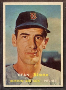 1957 Topps Set-Break #381 Dean Stone Sin precio base como nuevo *Jaysace* - Imagen 1 de 2