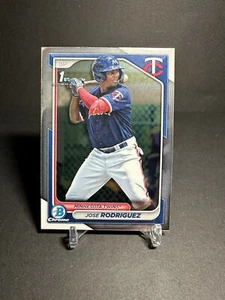 2024 Bowman Base Chrome Prospect #BCP-71 Jose Rodriguez - Minnesota Twins - Picture 1 of 2