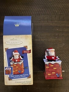 Hallmark Keepsake ornament 2004 POP! Goes the Santa Jack-in-the-Box Memories - Picture 1 of 2