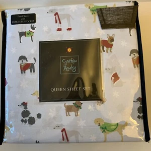 CLEARANCE PRICED!!!! BOSTON TERRIER AND FRENCHIE AND DAUCHSHUND QUEEN SHEET SET - Picture 1 of 4