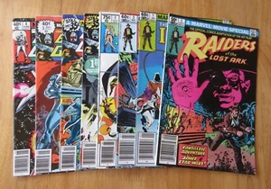 Lot of 8 Marvels! RAIDERS/LOST ARK #1+INDIANA JONES•STAR WARS Annual•BATTLESTAR! - Picture 1 of 10